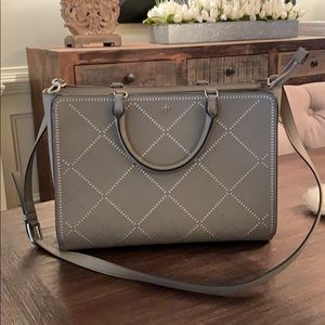 Tory Burch Large Robinson Tote. Rose Gold.